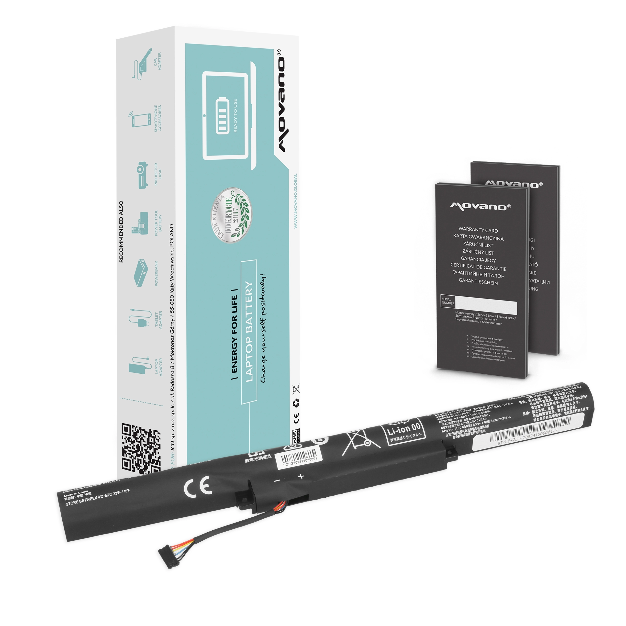 Movano Battery for Lenovo IdeaPad Z51-70