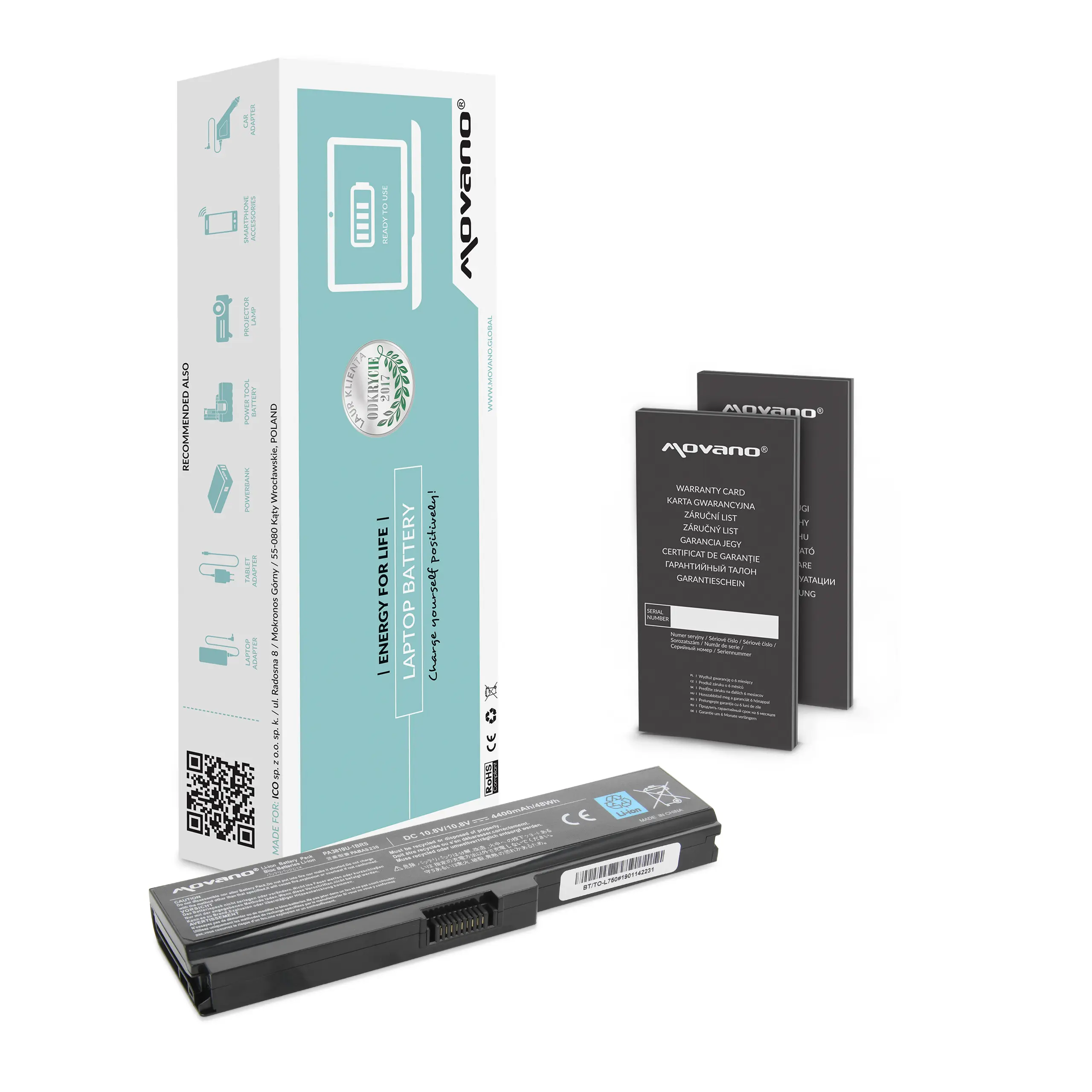 Bateria PA3818U-1BRS do Toshiba L700 L730