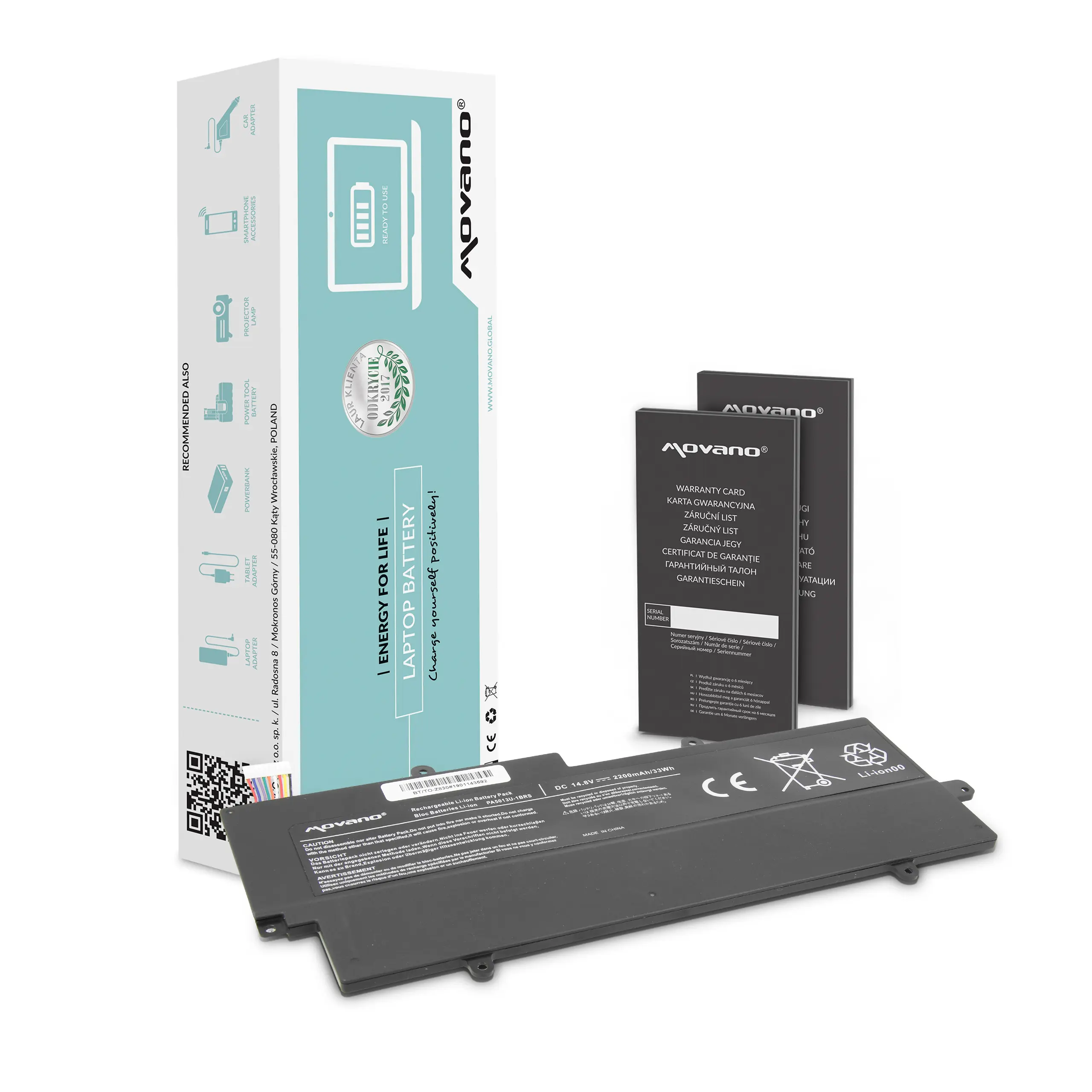 Movano battery for Notebook Toshiba Z830