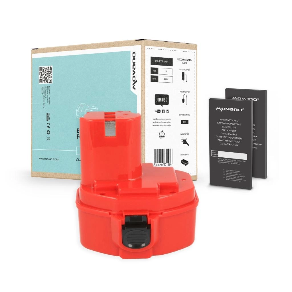 Movano Battery for Makita 1420  1435