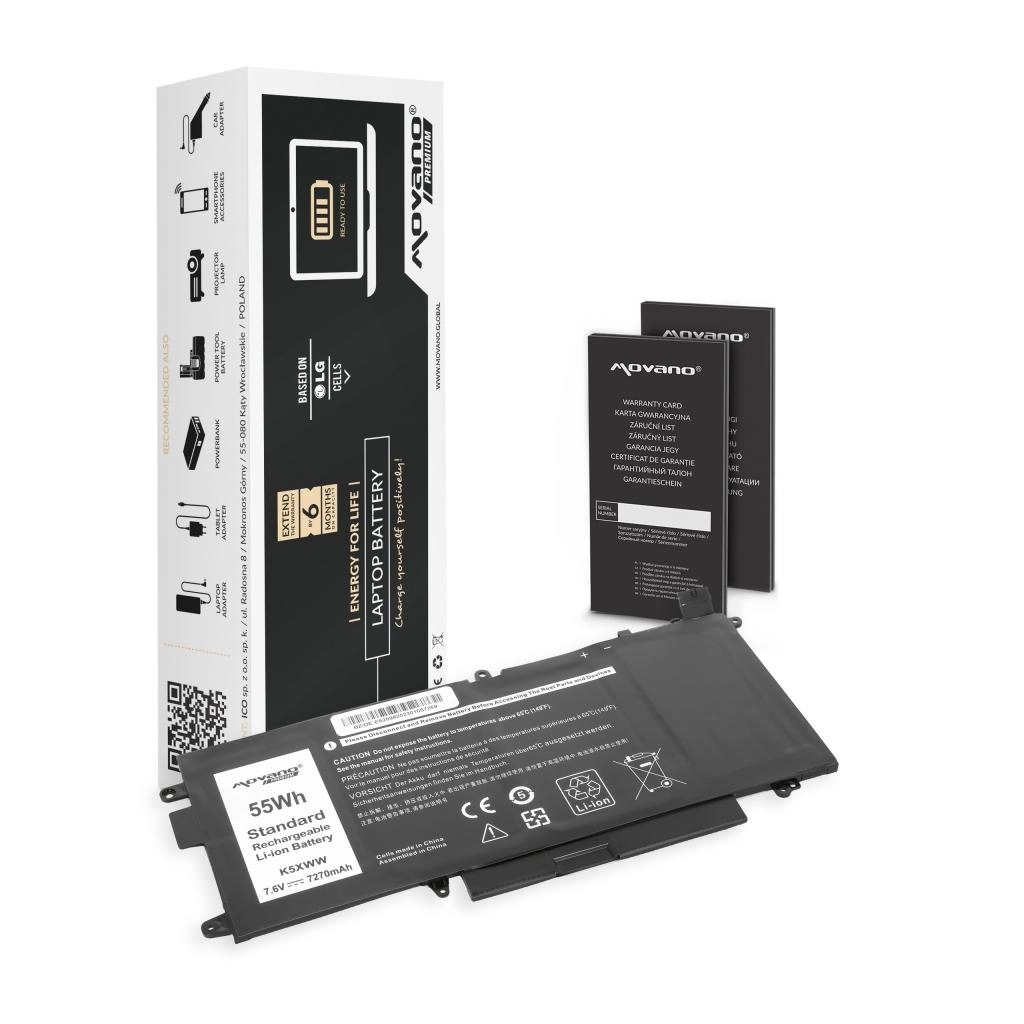 Movano Premium Battery for Dell Latitude