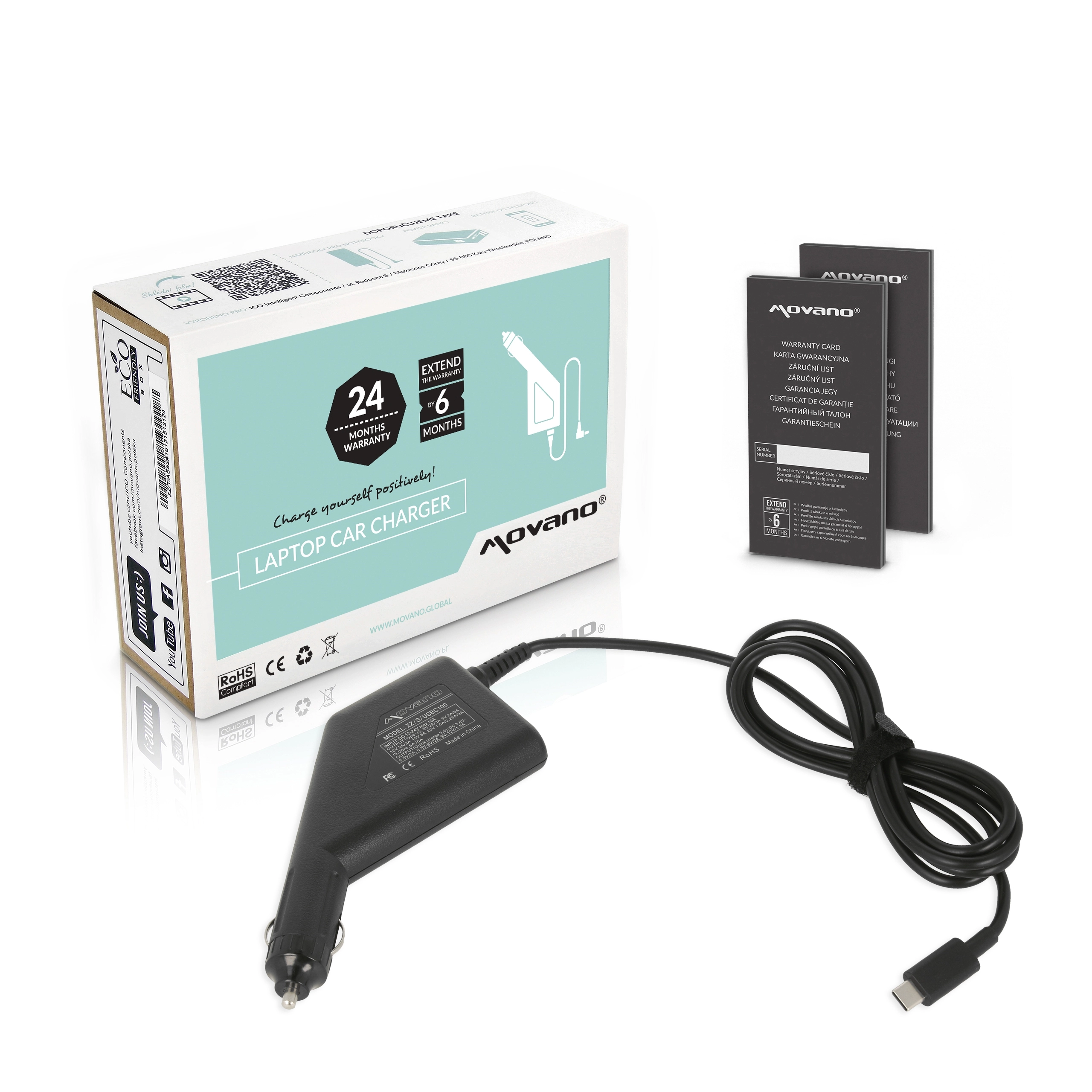 Movano 100W USB Type C USB-C