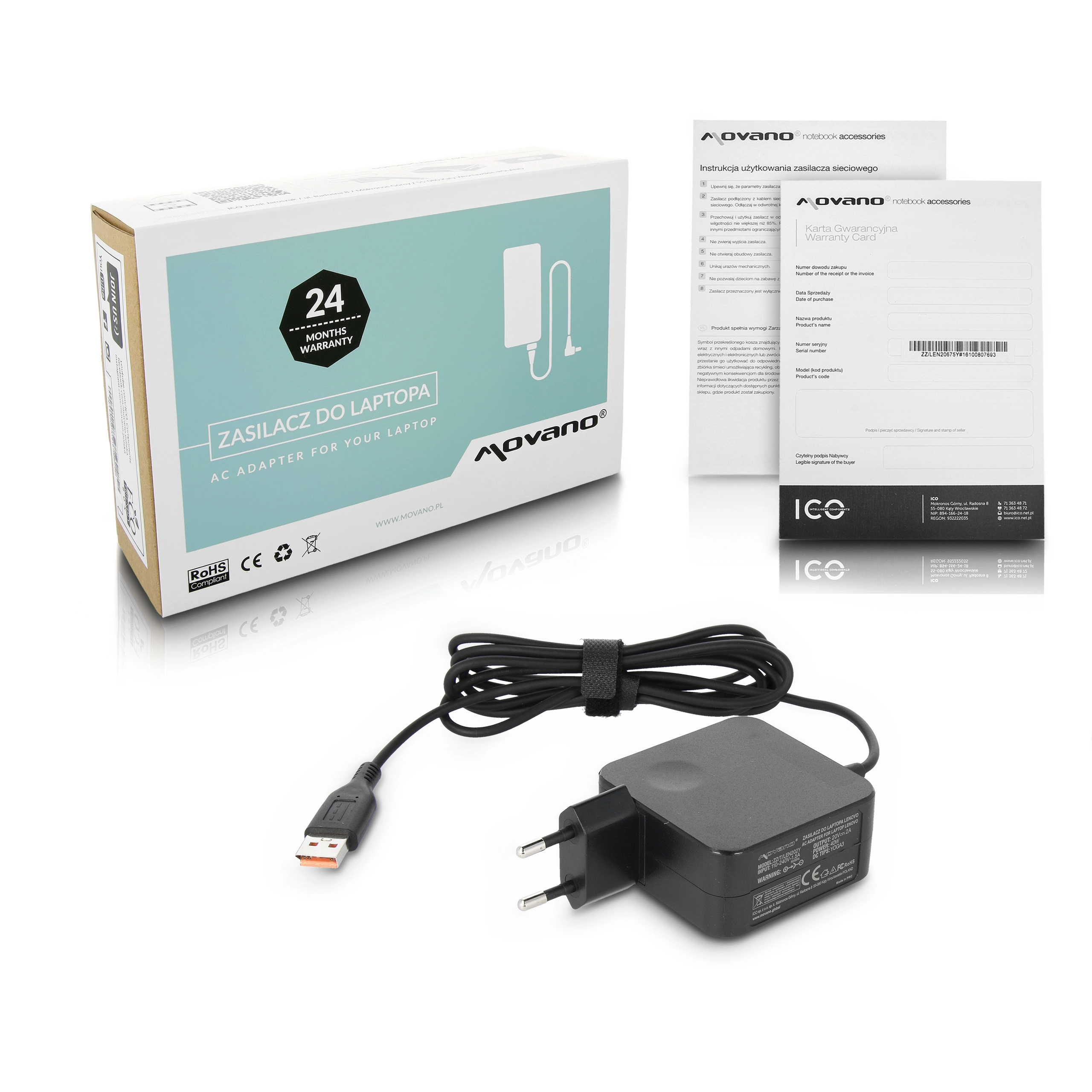 Movano 20v 2a Power Supply (Simple