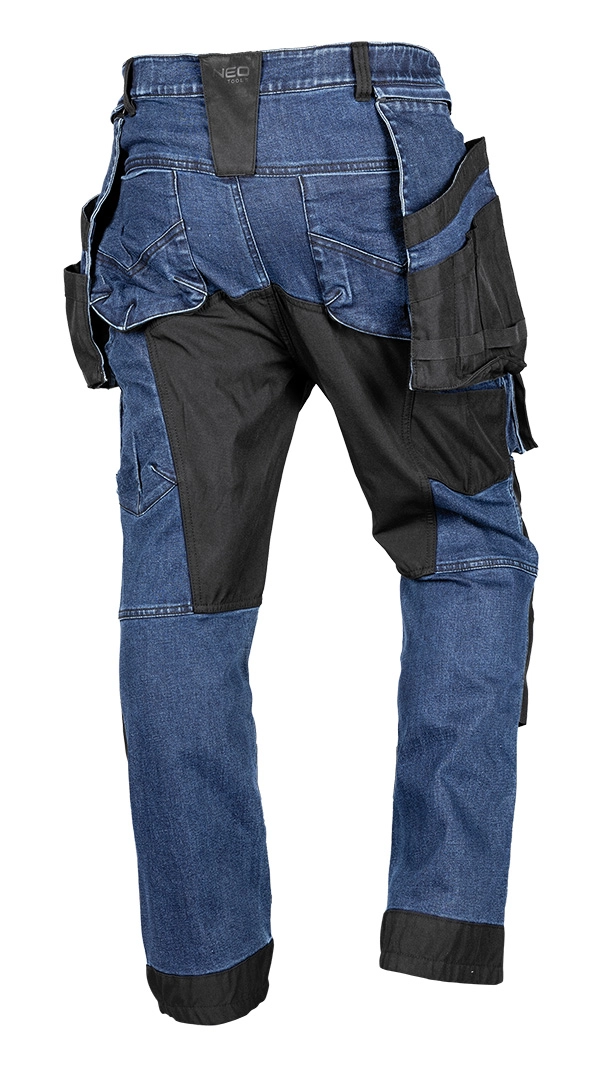 DENIM work pants  Cordura reinforcements  detachable
