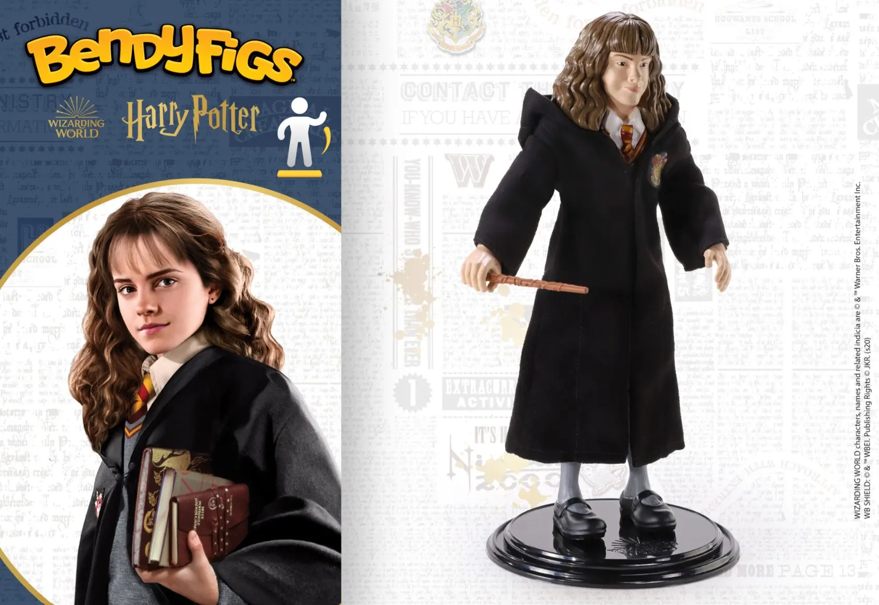 Harry Potter Hermione Granger Bendyfig Figurine
