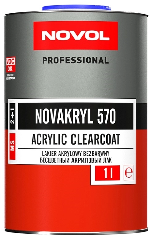 CLEAR VARNISH NOVACRYLIC 570 2:1 1L
