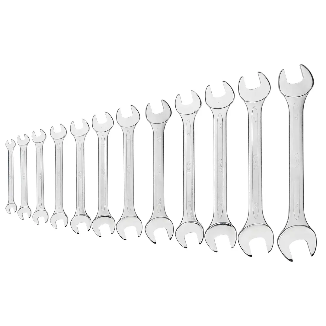 Neo Set of open-end wrenches 6-32mm