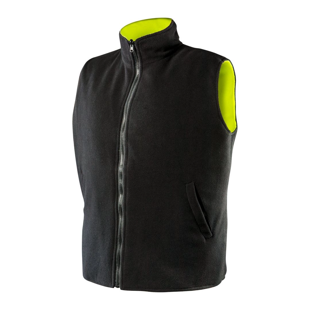 Work vest double-sided one side reflective