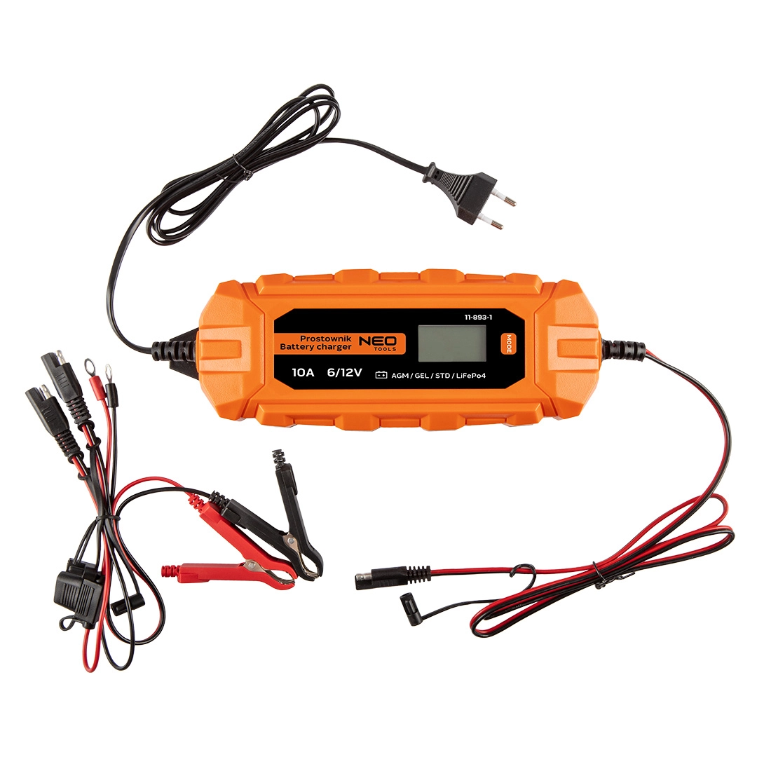 Automatic charger 10A/160W 3-200Ah for acid
