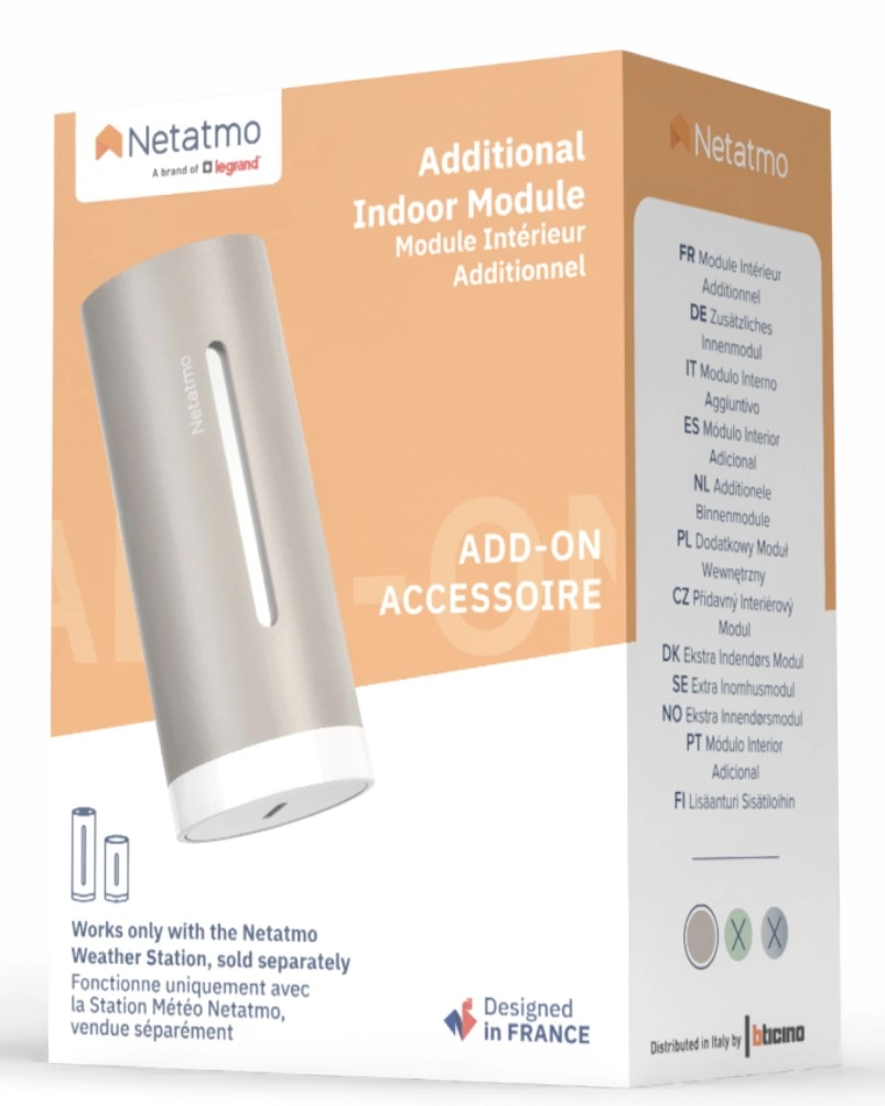 Netatmo Additional Smart Indoor Module  Sand