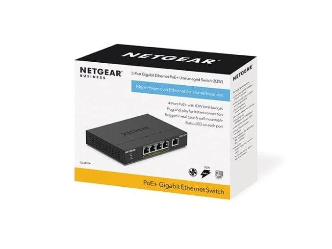 NETGEAR GS305PP Unmanaged Gigabit Ethernet (10/100/1000)