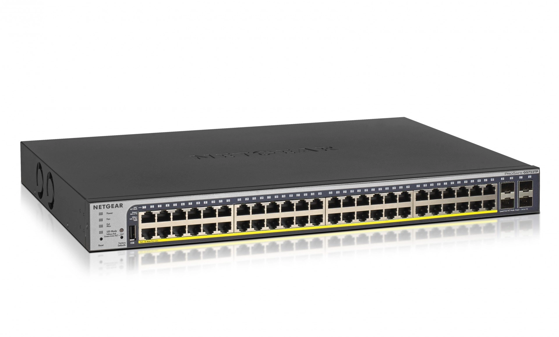 NETGEAR GS752TP Managed L2/L3/L4 Gigabit Ethernet
