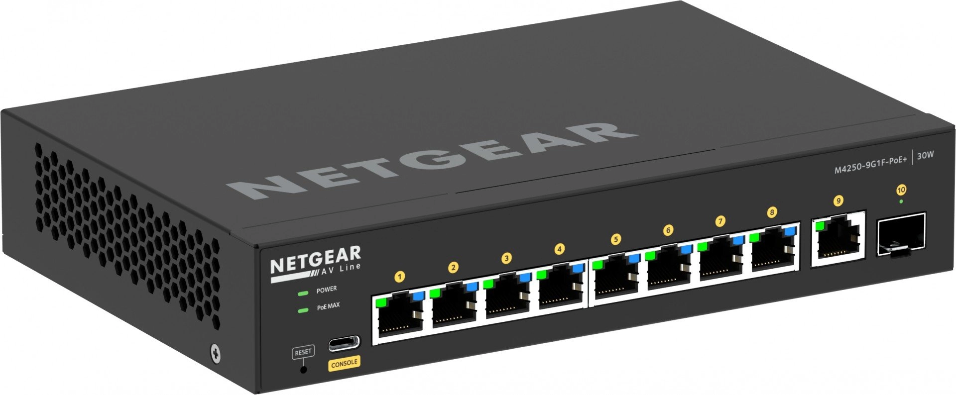 NETGEAR 8x1G PoE+ 110W 1x1G and