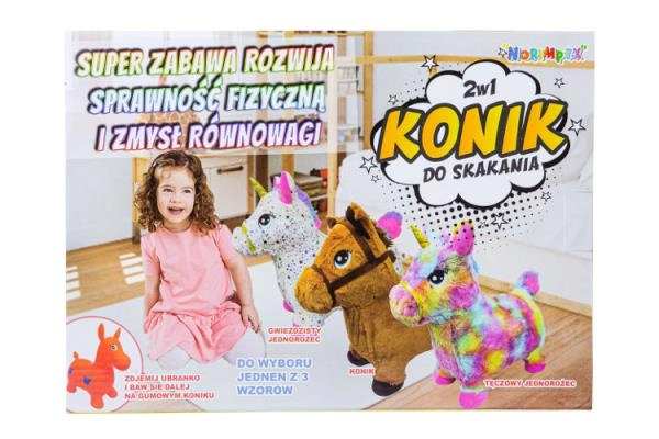 PROMO Jumping horse plush mix 3