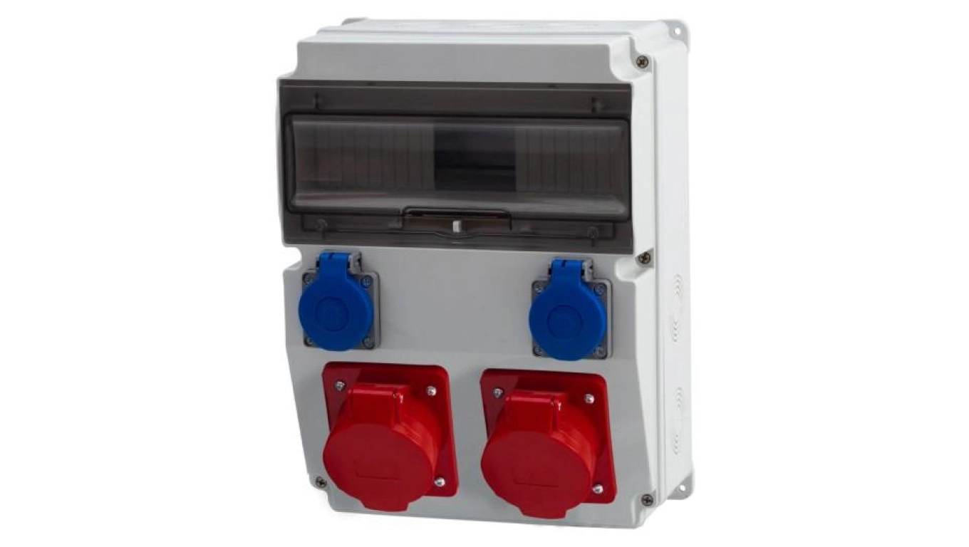 Construction switchgear CAJA 12M 16A/5P  32A/5P