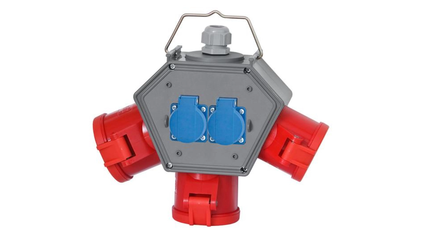 PORTABLE SUSPENDED SWITCHGEAR POLYBOX 2x16A 5p