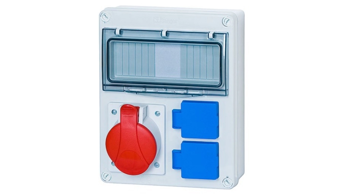 Construction switchgear 8 modules R-240 16A/5P