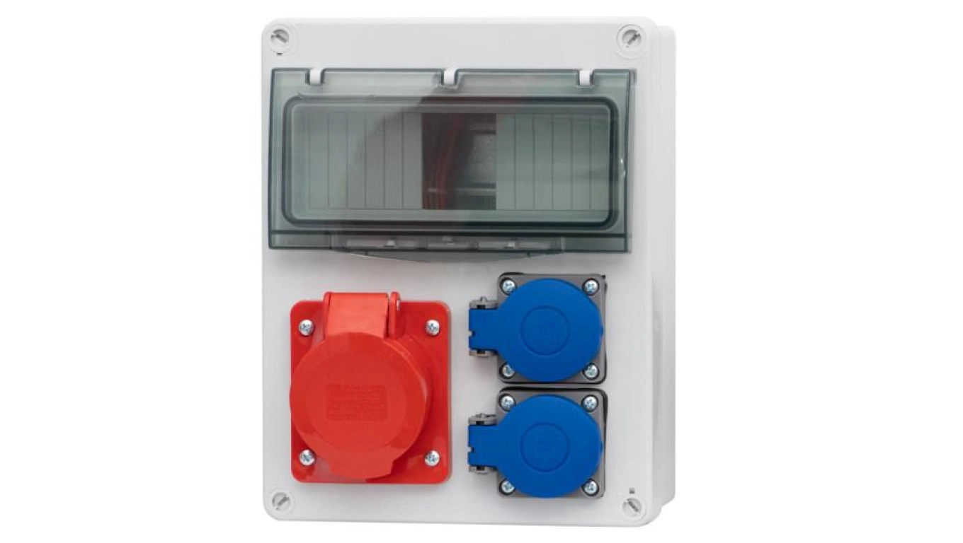 Construction switchboard 8 modules R-240 32A/5P