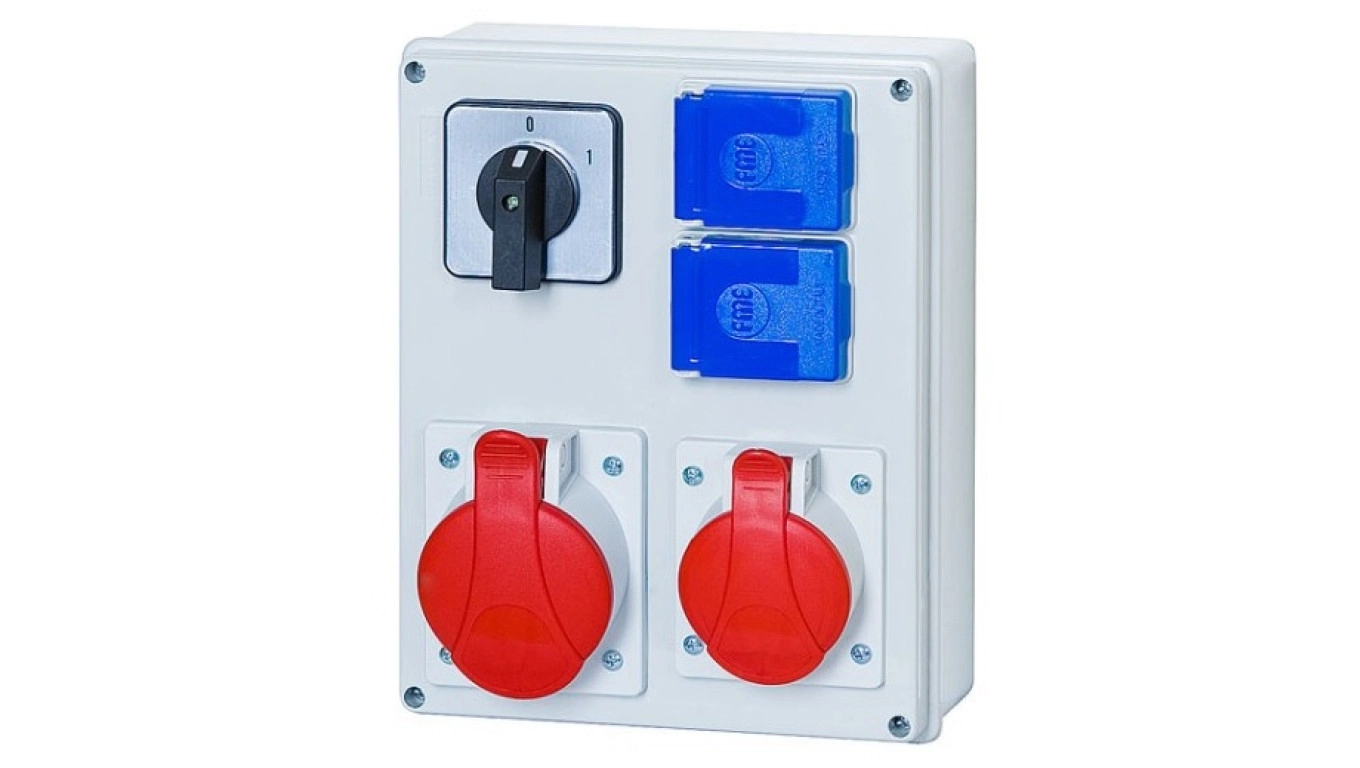 Construction switchgear with switch 0-1 gn