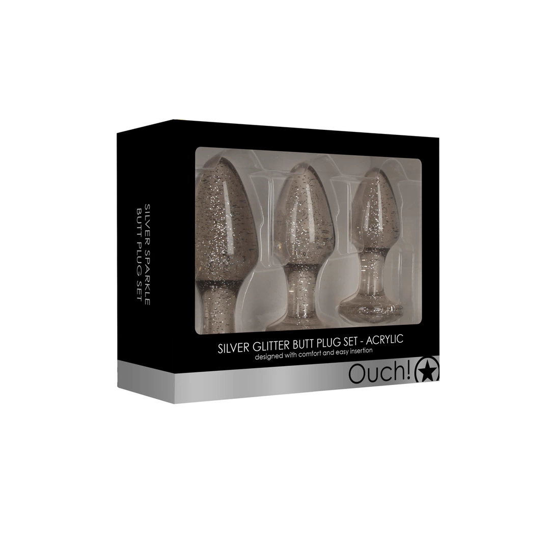 Shots Crystal Clear Acrylic Plug Set