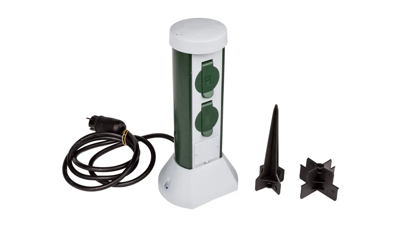 Garden chump 2x2P+with 16A IP44 /cable