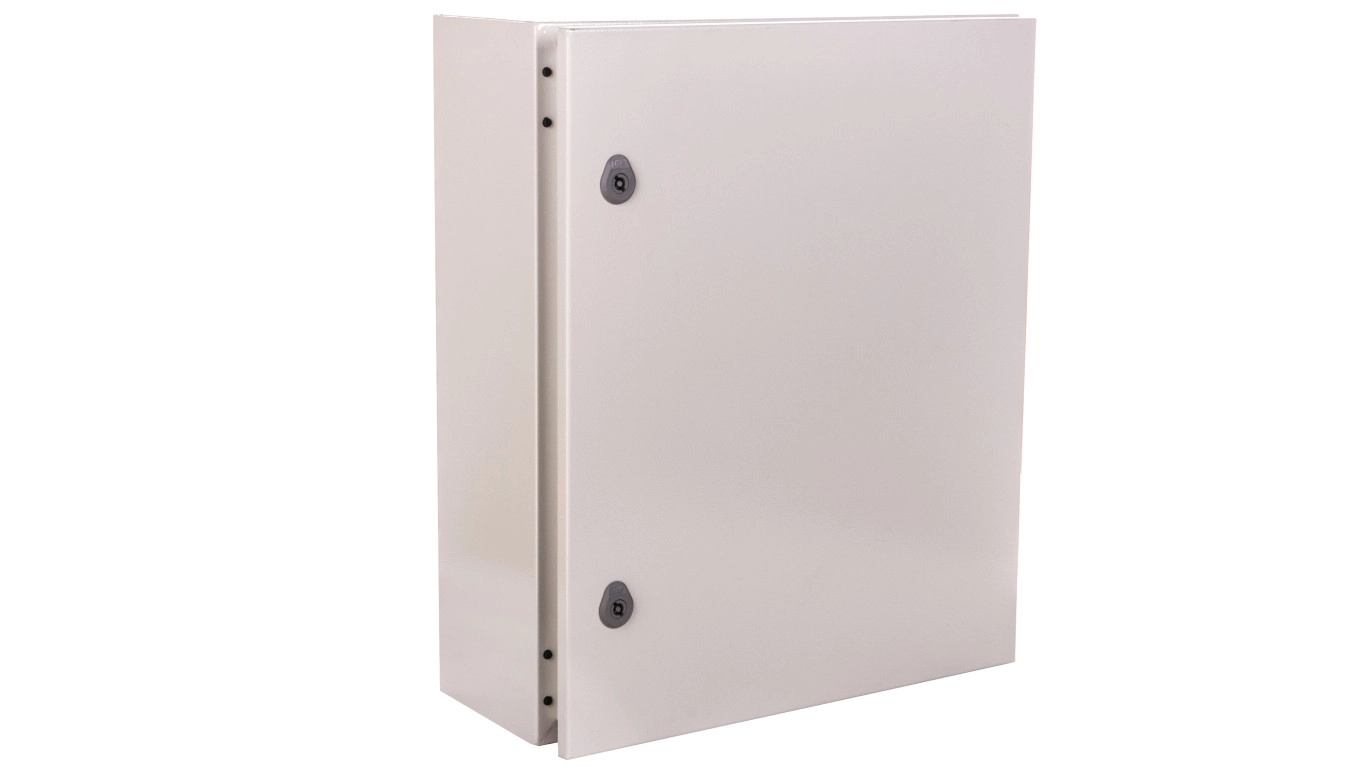 Metal enclosure ARGENTA 500x400x250 with plate