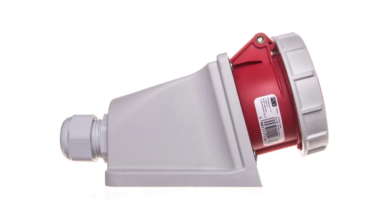 Steels socket 16A 5P 400V red