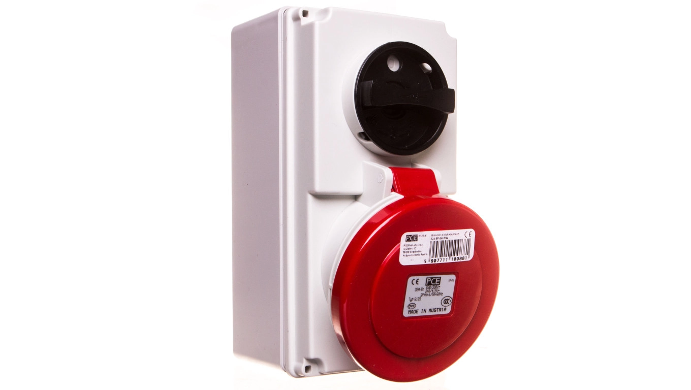 Steels socket with switch 0-1 male