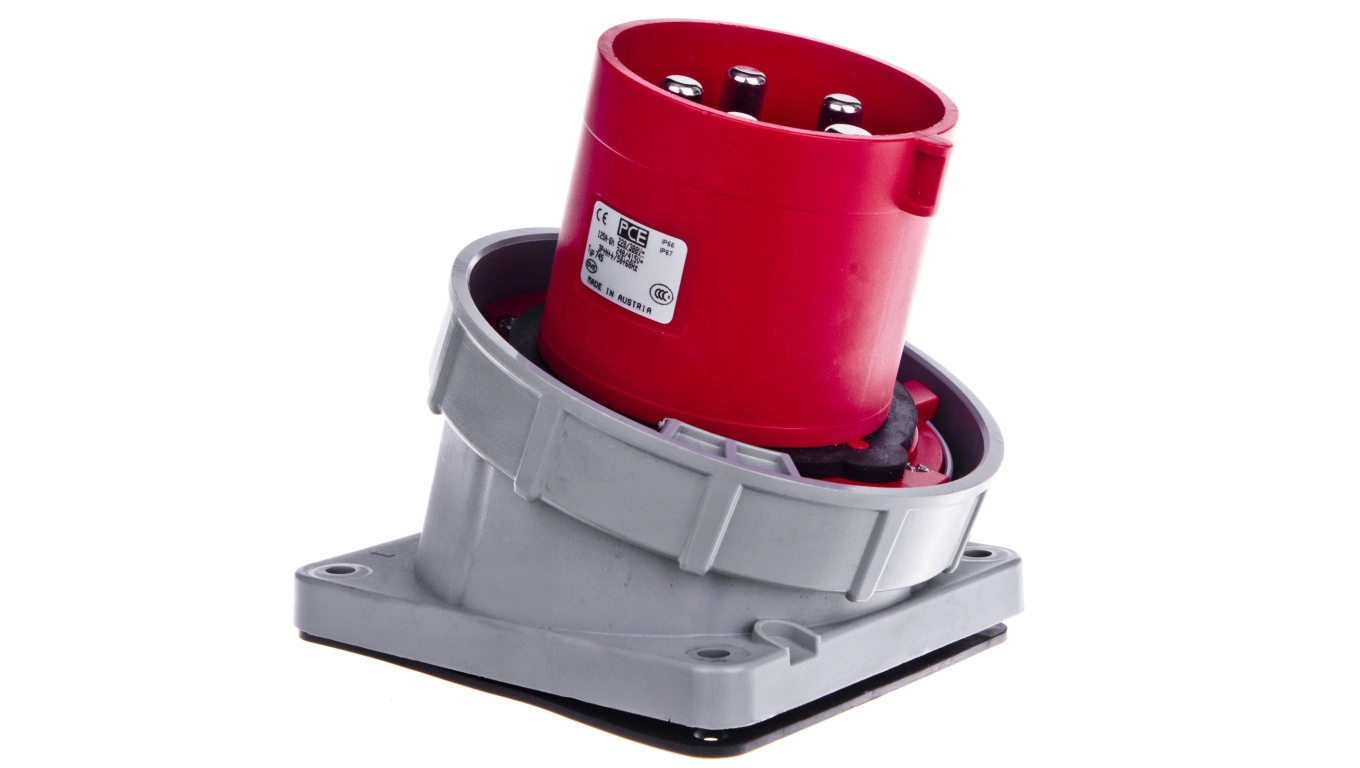 Slanted board plug 125A 5P 400V