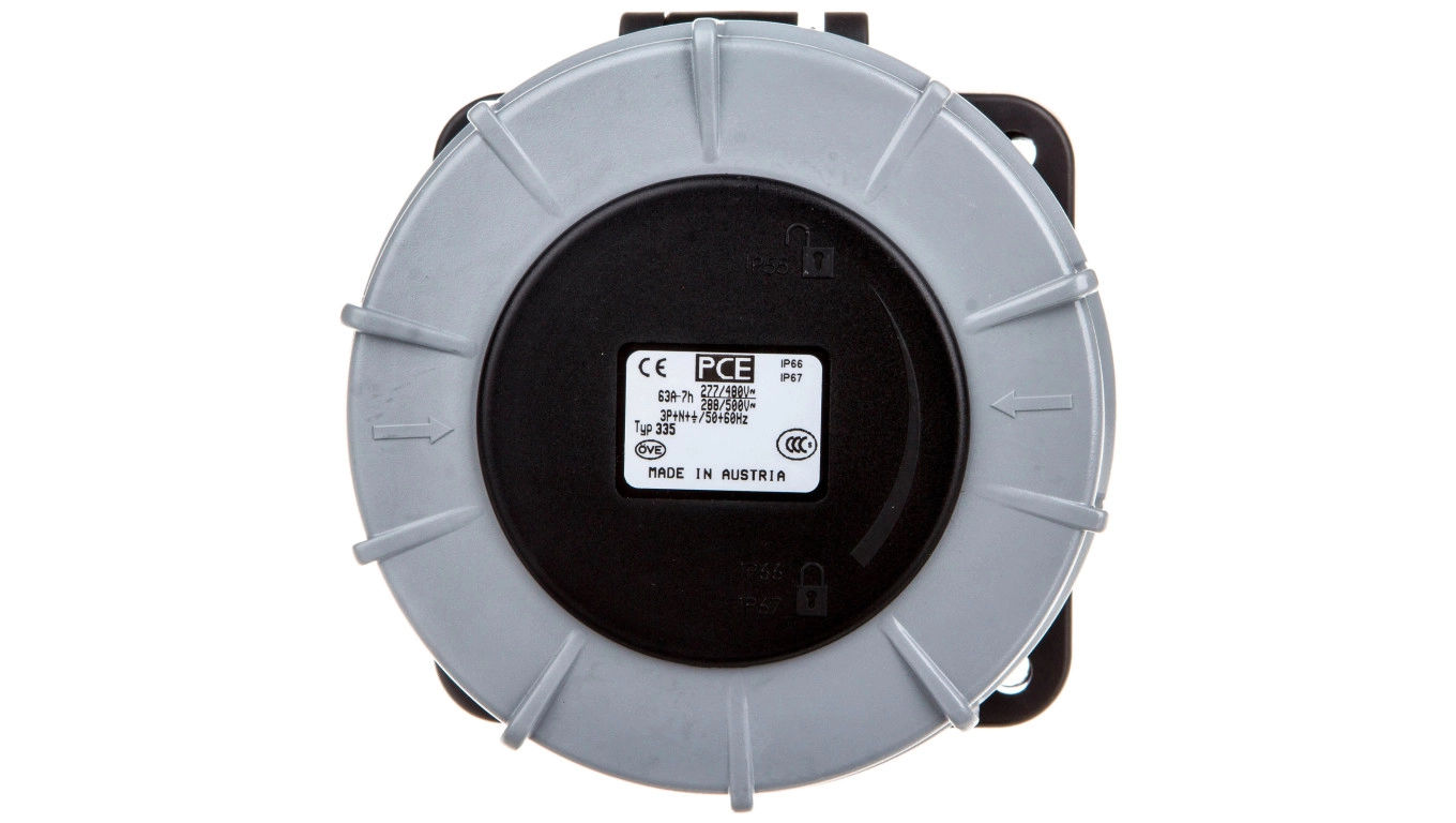 Board socket 63A 5P 500V /100x100/