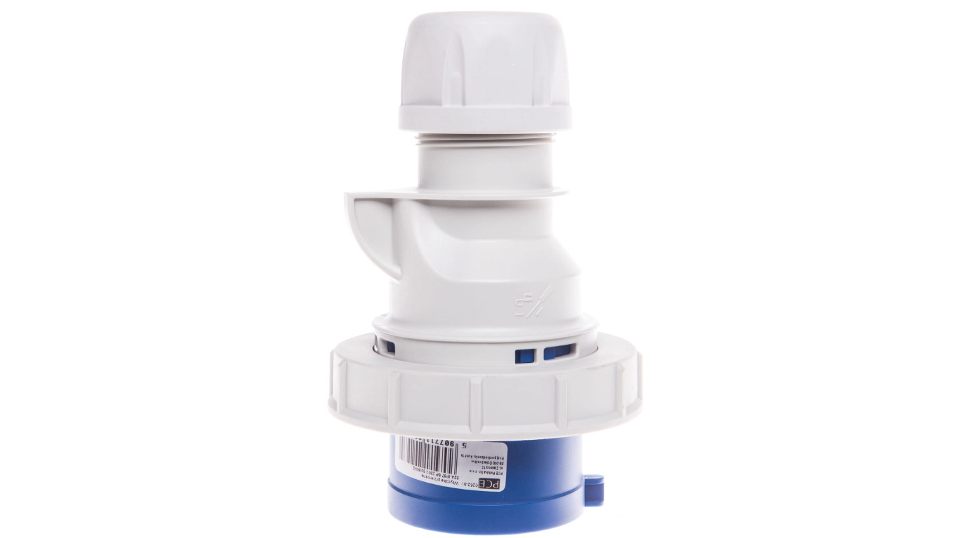 Portable plug 32A 5P 230V blue