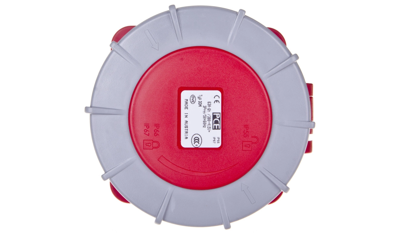 Board socket 63A 4P 400V /100x100/