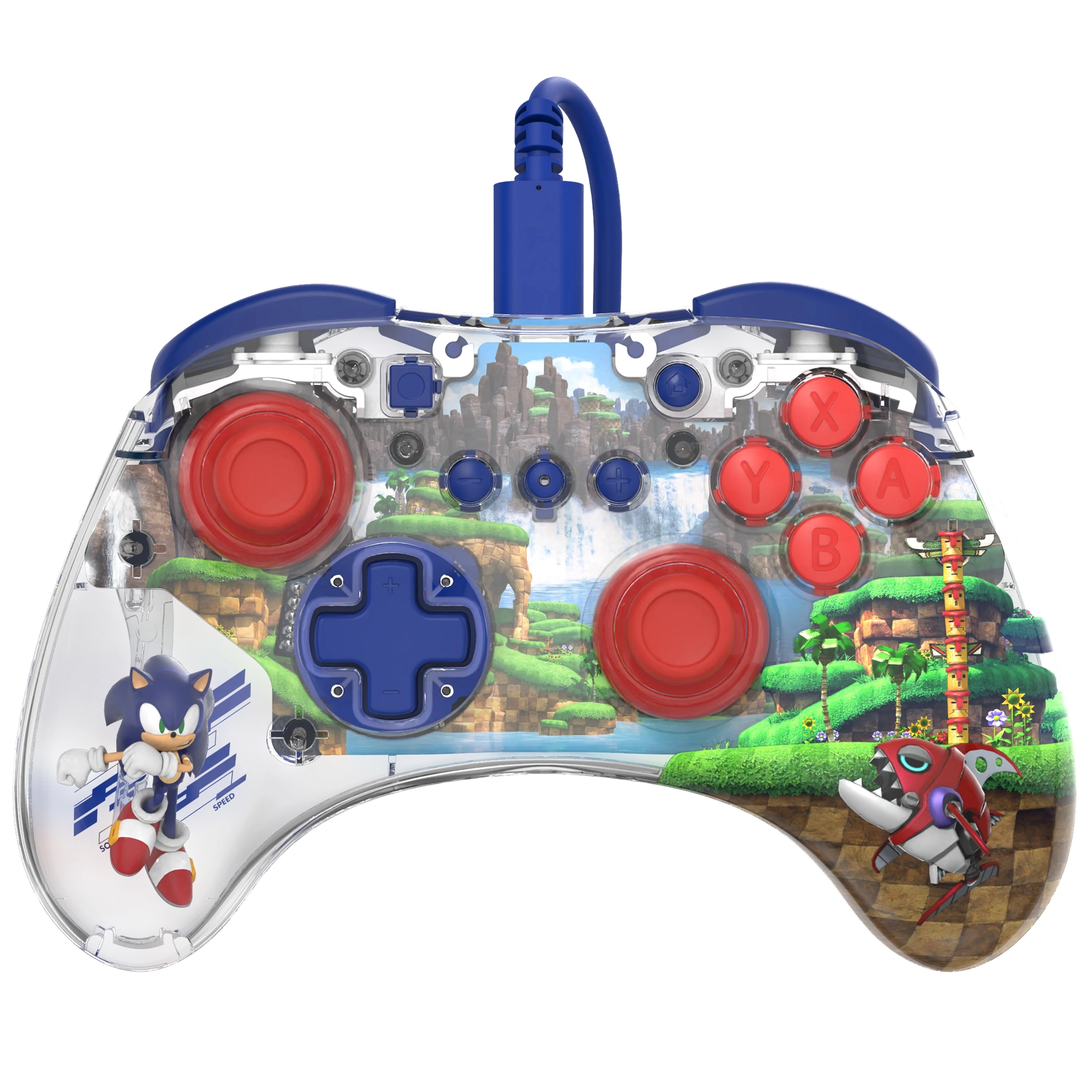 PDP REALMz Wired Controller: Sonic Green