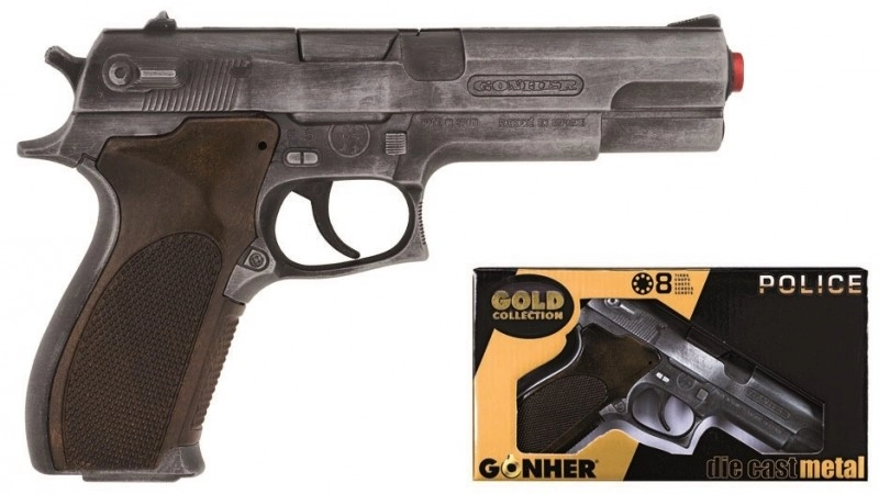 Pulio Pistolet policyjny metalowy 15545/1 45/1
