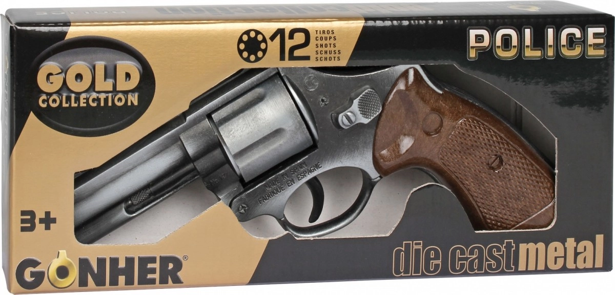 Revolver policyjny 12-strzałowy DREWIK 155127/1 8410982012717