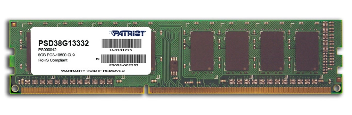 SIGNATURE 8GB DDR3 1333MHz DIMM PSD38G13332