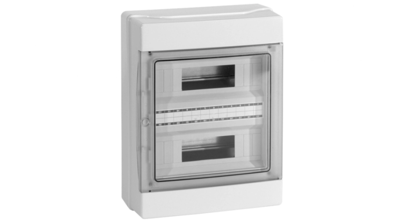 Pawbol 2x12 surface-mounted modular switchboard IP65