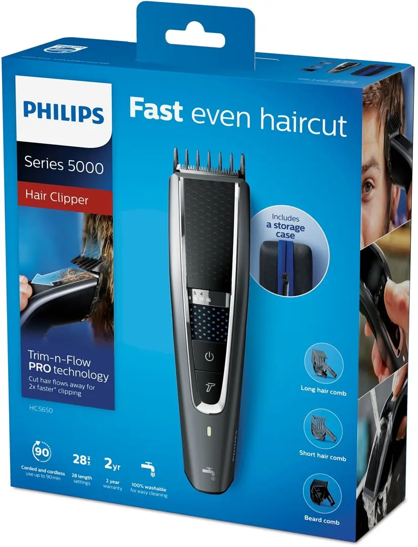 Hair clipper PHILIPS HC5650/15 + travel