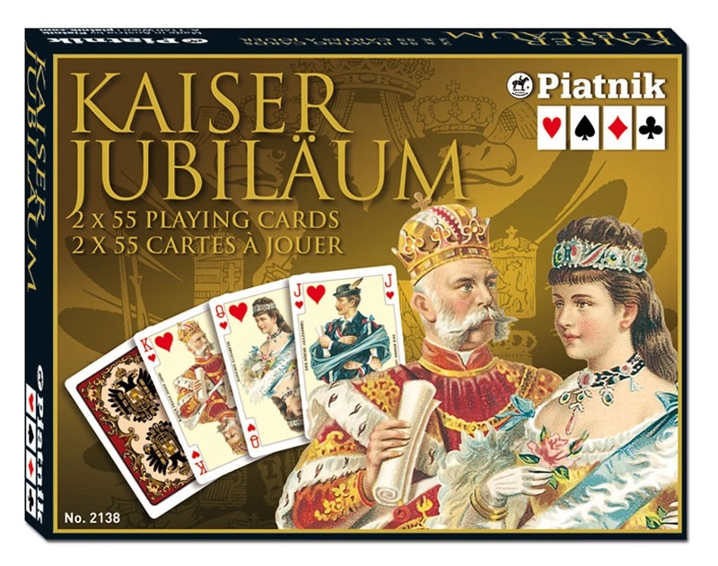 PIATNIK KARTY LUX 2 TALIE KAISER