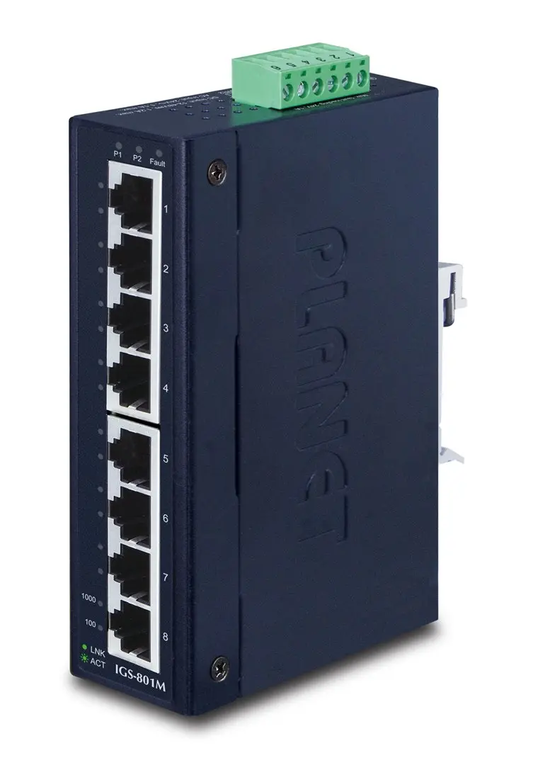 Planet IGS-801M 8-Port Managed Industrial Ethernet