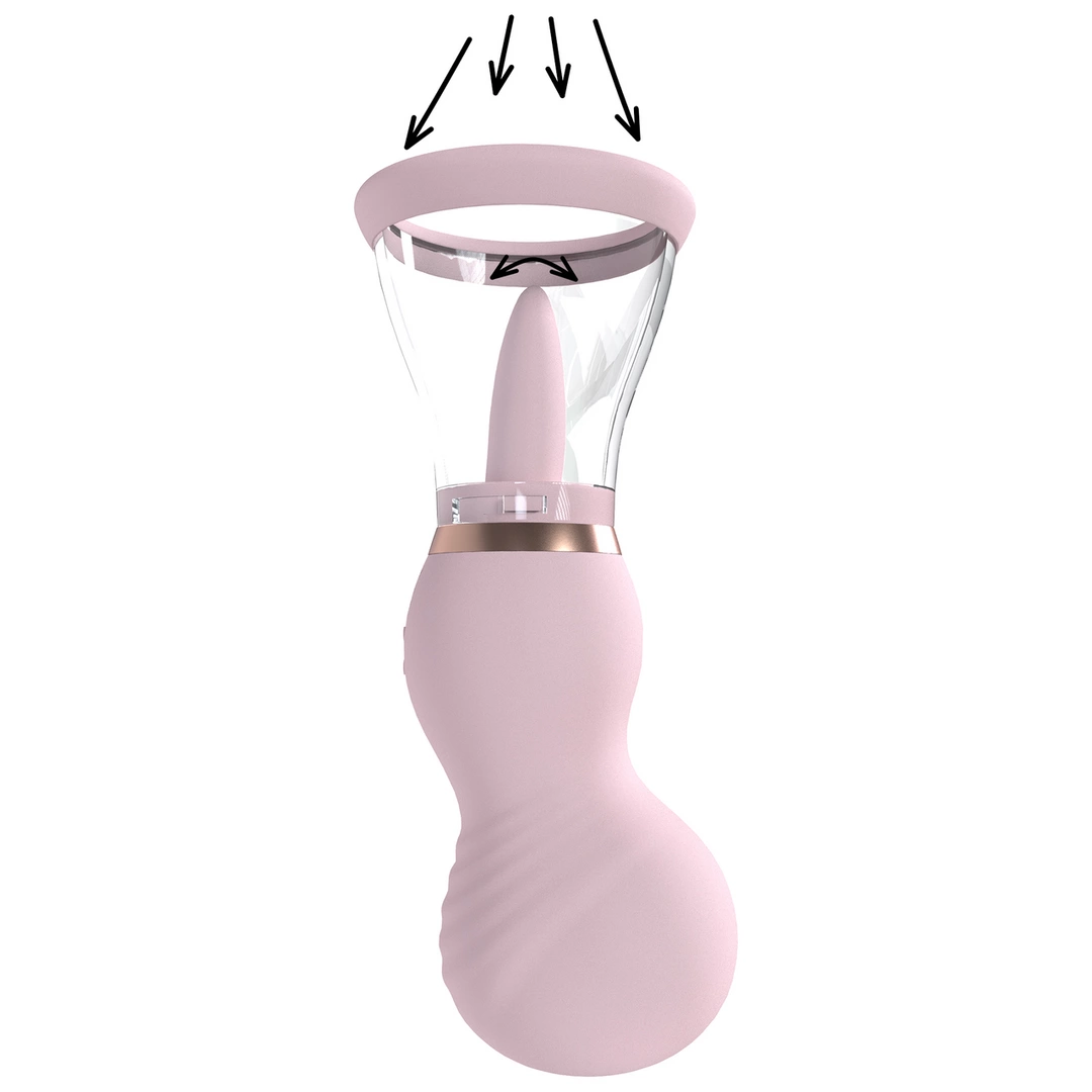 Sensual Rechargeable Pump Set Pink -