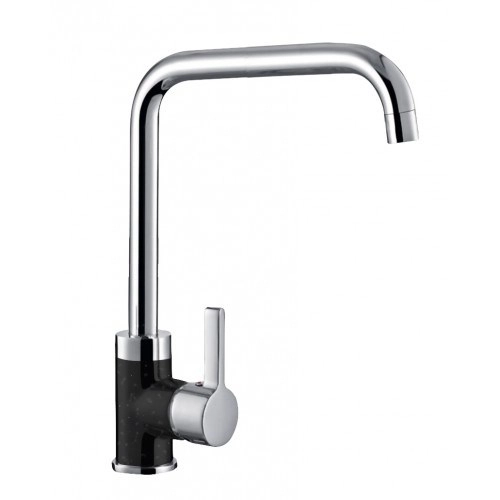 PYRAMIS SILVIO DUO granite black mixer