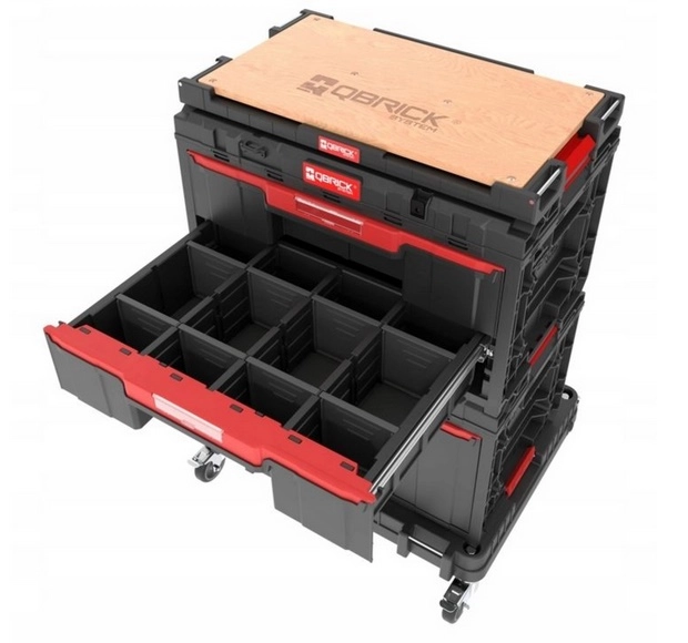 A set of drawers on a