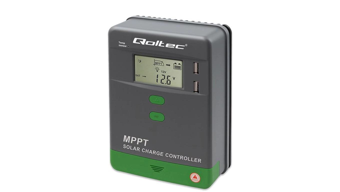Qoltec Słoneczny regulator ładowania MPPT z
