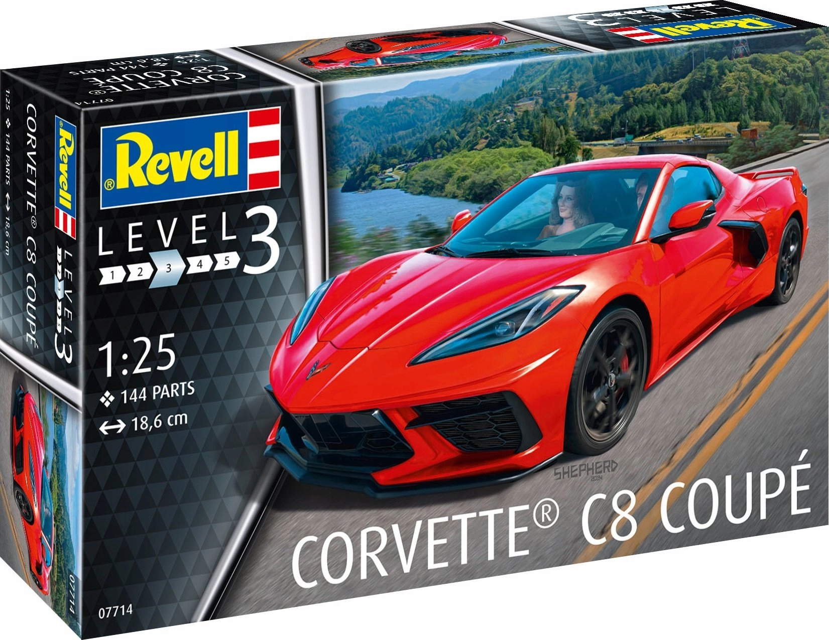 Revell Model plastikowy Samochód Corvette C8
