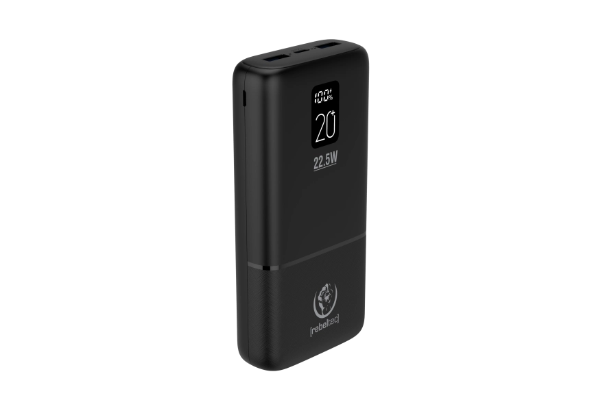 Powerbank Rebeltec P20 LCDPD 20000mAh Czarny