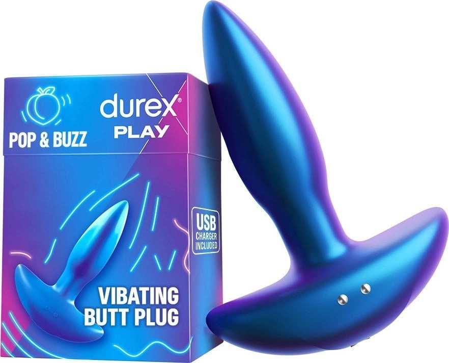 DUREX_Play Vibrating Butt Plug wibrujący korek