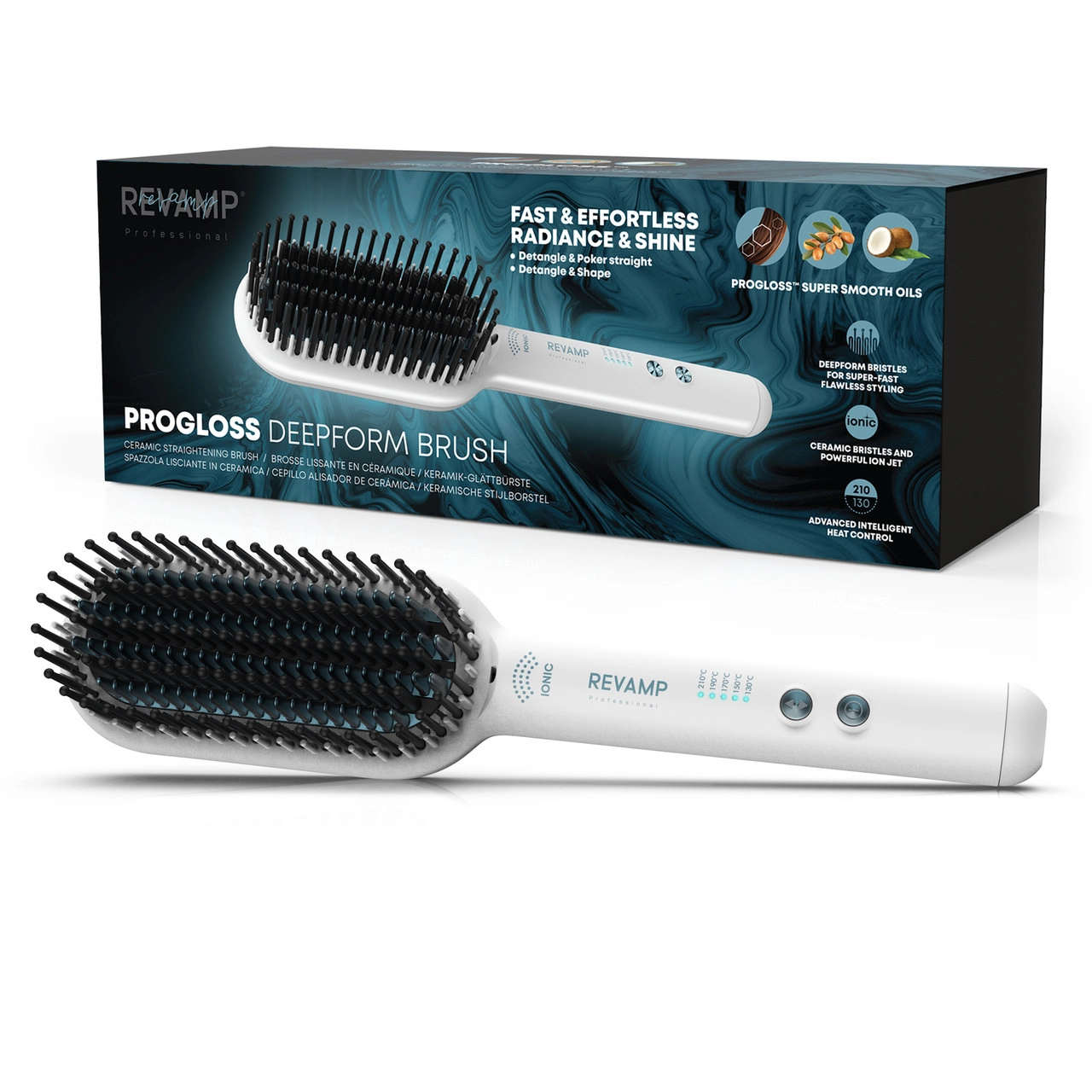REVAMP PROGLOSS DEEPFORM CERAMIC STRAIGHTENING BRUSH