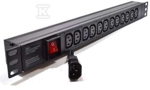 Power strip 19 8xC13 with switch