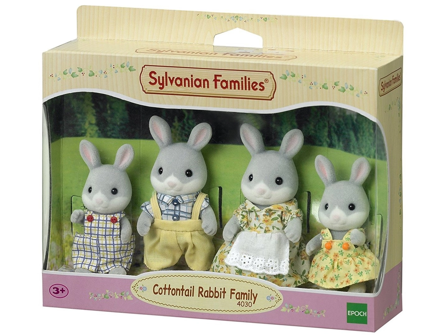 Epoch Sylvanian Families Figurine Gray Bunny